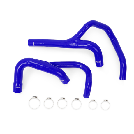 Kit de tuyaux en silicone Mishimoto 13-14 Dodge Ram 6,7 L Cummins Bleu
