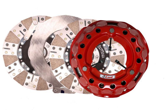 McLeod SFT LS Engine - 6 Bolt Crank - 1-1/8in x 26 Spline - Aluminum 164T Flywheel Twin Clutch Kit