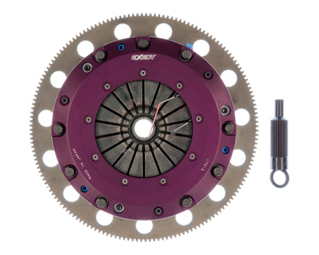 Embrayage à disque central à ressort Exedy 1996-2016 Ford Mustang V8 Hyper Twin en céramique, type à poussoir, 8 boulons