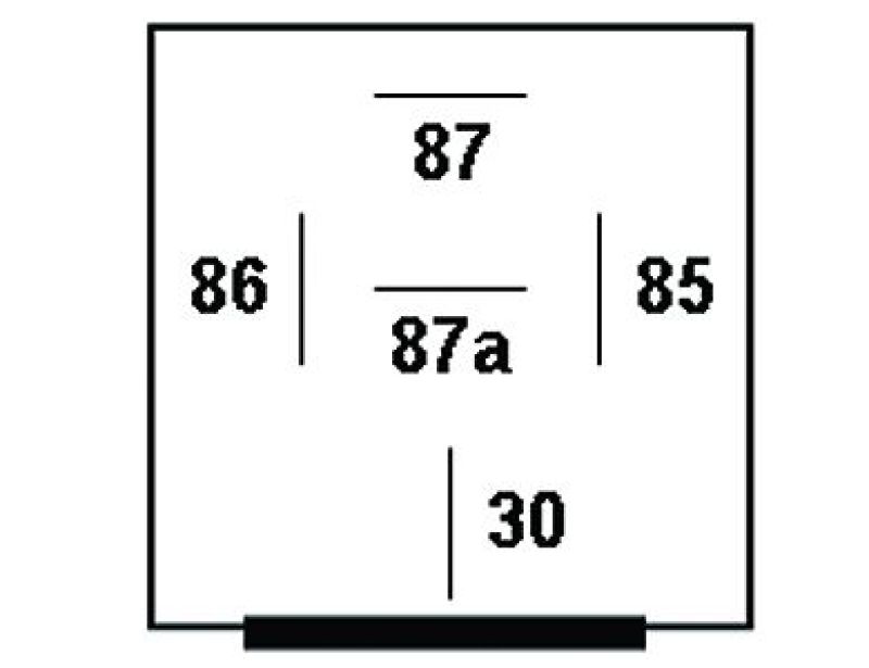 Relais Hella Mini ISO 12 V SPDT avec support de montage (quantité minimum de commande 150)