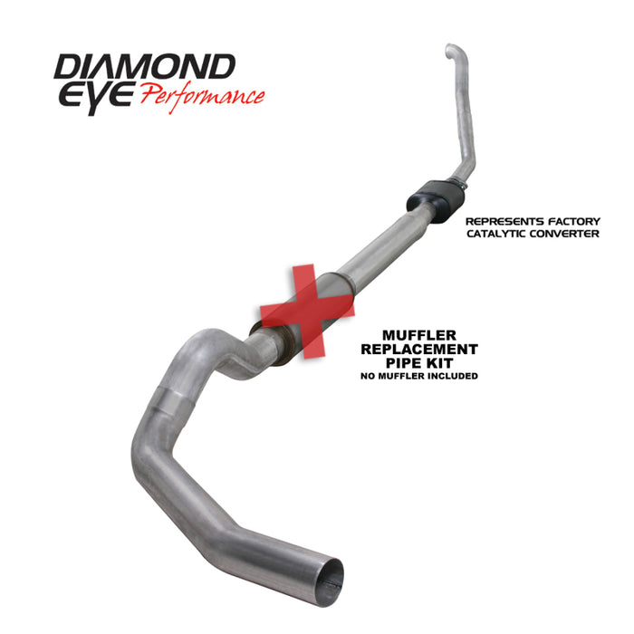 KIT Oeil de diamant 5 pouces TB MFLR TUYAU DE RÉPARATION SGL ALUM 94-97 5 7 3L F250/F350 PWRSTROKE NFS W CARB STDS