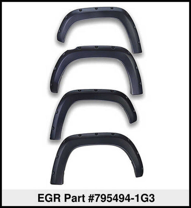 EGR 14+ Toyota Tundra Bolt-On Look Color Match Fender Flares - Set - MagneticGray