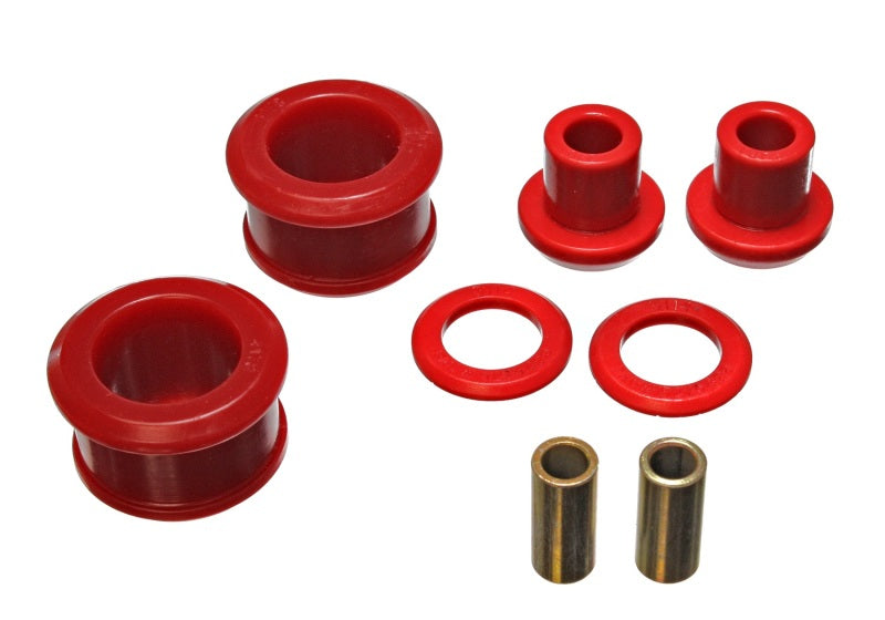 Ensemble de bagues de support de différentiel arrière rouge Energy Suspension 90-96 Nissan 300ZX (doit réutiliser tout le métal)