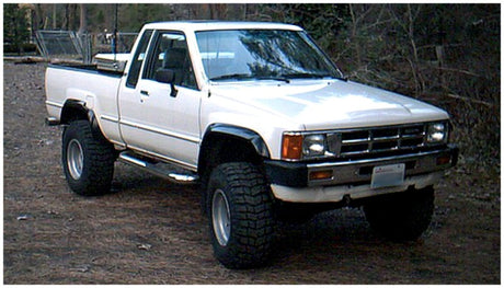 Élargisseurs de garde-boue Bushwacker 84-88 Toyota Extend-A-Fender, 4 pièces, compatibles avec la benne domestique - Noir
