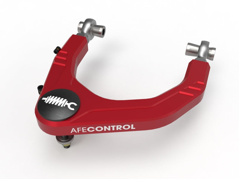 Bras de suspension supérieurs aFe Control 05-23 Toyota Tacoma - Aluminium billette anodisé rouge