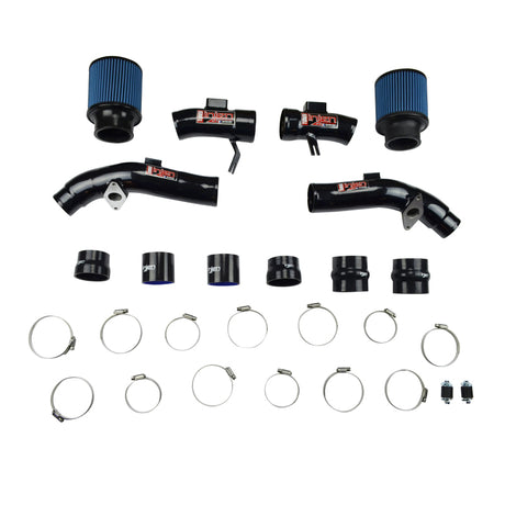 Injen 10-12 Nissan R35 GTR V6 3,8 L Twin Turbo Noir Admission à rampe courte