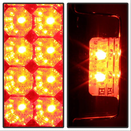 Feux arrière LED Spyder Ford F150 côté 97-03/F250/350 Duty 99-07 Rouge Clair ALT-YD-FF15097-LED-RC
