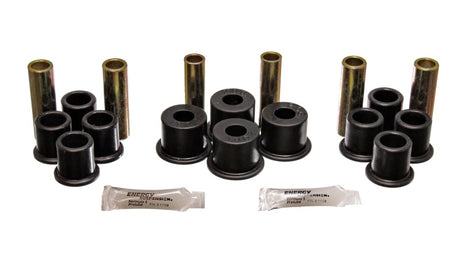 Ensemble de bagues de ressort à lames arrière noires Energy Suspension 8/81-96 Ford F100/F150 2WD