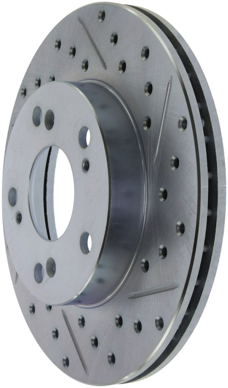 Rotor avant gauche rainuré et percé StopTech Select Sport 06-11 Honda Civic DX/EX/LX