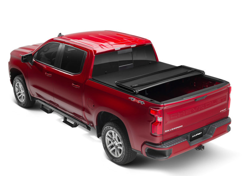 Lund 2020 Chevy Silverado 2500 HD (8ft. Bed) Genesis Tri-Fold Tonneau Cover - Black