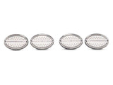 Raxiom 97-04 Chevrolet Corvette C5 Axial Series LED Tail Lights- Chrome Housing (Clear Lens)
