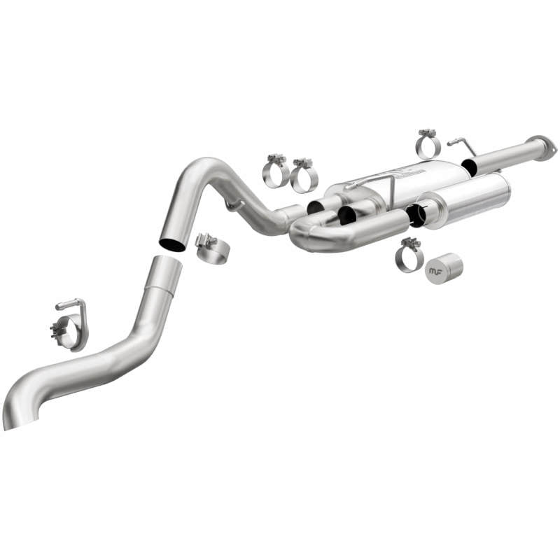 Échappement Cat-Back Overland en acier inoxydable MagnaFlow pour Toyota Tacoma 16-21