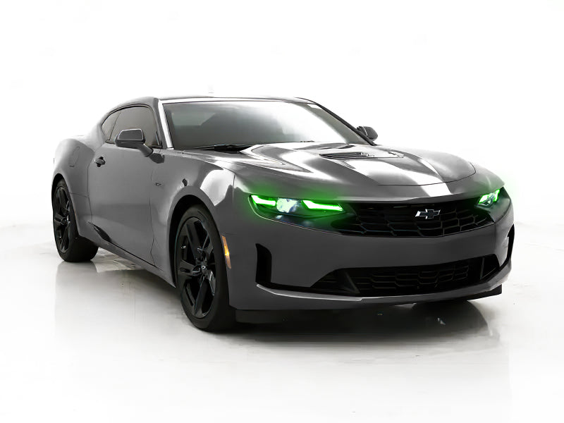 Oracle 19-21 Chevy Camaro LS/LT RGB+A Headlight DRL  Kit - ColorSHIFT w/ RF Controller