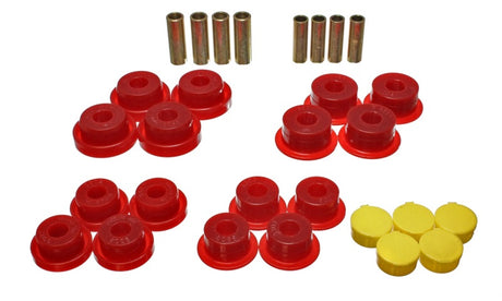 Ensemble de bagues de bras de suspension avant rouges Energy Suspension Dodge Ram 99-01 1500/99-02 Ram 2500/3500 4WD