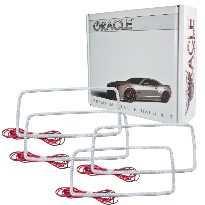 Kit Halo LED Oracle GMC Sierra 07-13 (nouveau design d'anneau carré) - Blanc VOIR LA GARANTIE