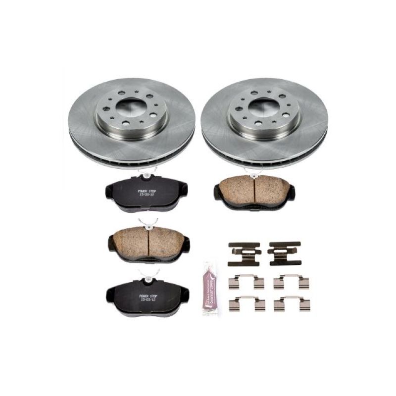 Kit de freins avant Power Stop 95-97 Autospecialty pour Volvo 960