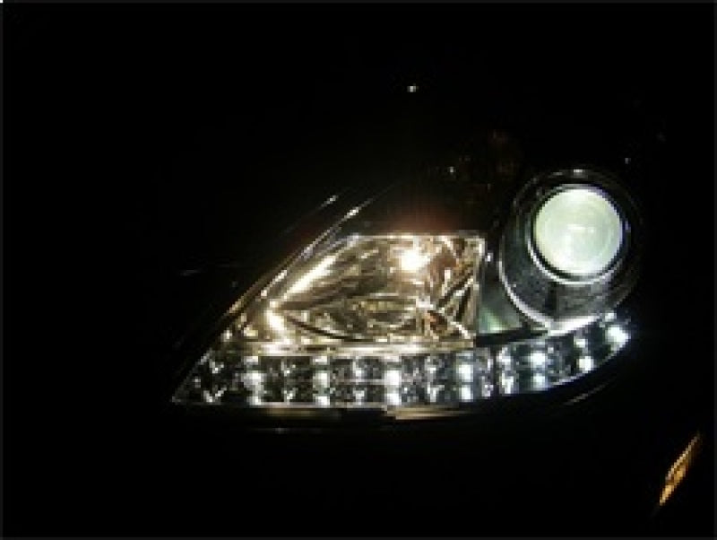 Spyder Mercedes Benz SLK 05-10 Projector Xenon/HID Model- DRL Chrm PRO-YD-MBSLK05-HID-DRL-C