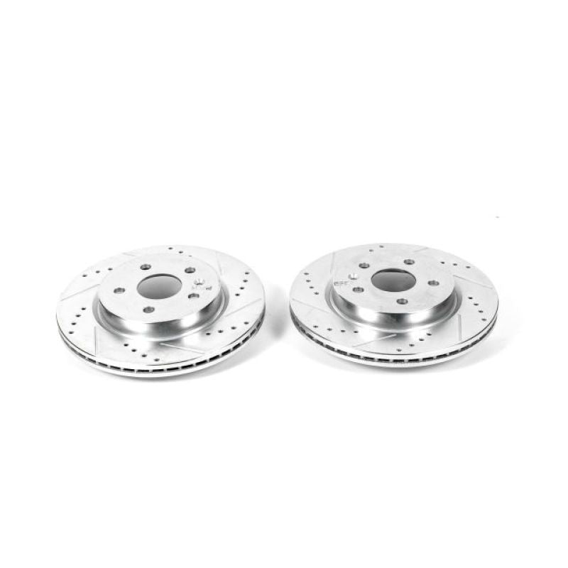 Disques de frein arrière Power Stop 2010 Buick Allure Evolution percés et fendus - Paire