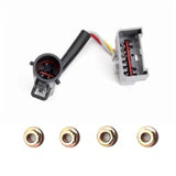 xTune Pair G2 Ford Superduty 99-07 Heated Amber Signal Telescoping Mirrors MIR-FDSD99S-G2-PW-AM-SET