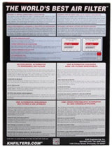 Filtre à air de rechange K&amp;N pour DODGE SPRINTER 2,7 L-L5 ; 2005