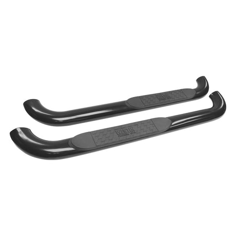 Marchepieds ovales Nerf Platinum 4 de Westin pour Ford F-150 Reg Cab 2015-2018 - SS