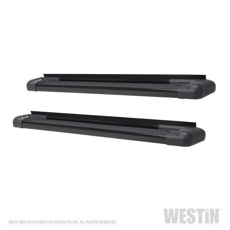 Westin SG6 Aluminum LED Running Boards 83in - Blk