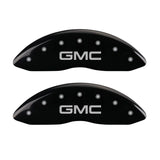 MGP 4 Caliper Covers Engraved Front & Rear Envoy Black finish silver ch
