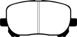 Plaquettes de frein avant EBC 02-08 Pontiac Vibe 1.8 Greenstuff