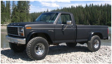 Élargisseurs de style découpé Bushwacker 80-86 Ford Bronco 2 pièces - Noir