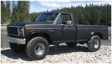 Élargisseurs de style découpé Bushwacker 80-86 Ford Bronco 2 pièces - Noir