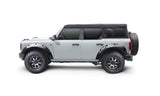 Élargisseurs de toit style poche Bushwacker 2021+ Ford Bronco 4 portes 4 pièces - Noir
