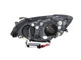 Phares de projecteur ANZO 2001-2005 Lexus Is300 avec halo noir
