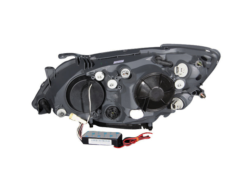 Phares de projecteur ANZO 2001-2005 Lexus Is300 avec halo noir