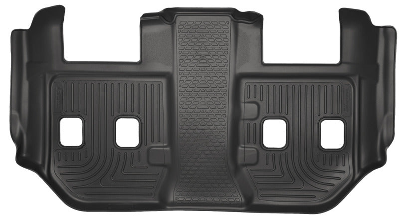 Revêtements de sol de troisième siège noirs Husky Liners 2015 Chevrolet/GMC Suburban/Yukon XL WeatherBeater
