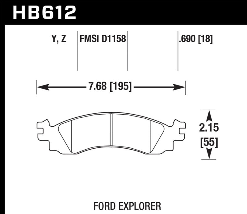 Hawk LTS Street Brake Pads