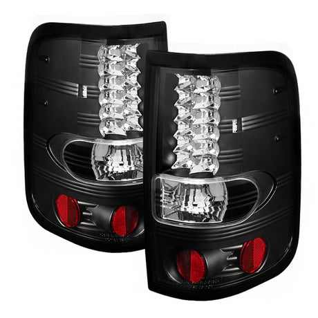 Feux arrière à LED Spyder Ford F150 Styleside 04-08 (ne convient pas aux modèles Heritage et SVT) Noir ALT-YD-FF15004-LED-BK