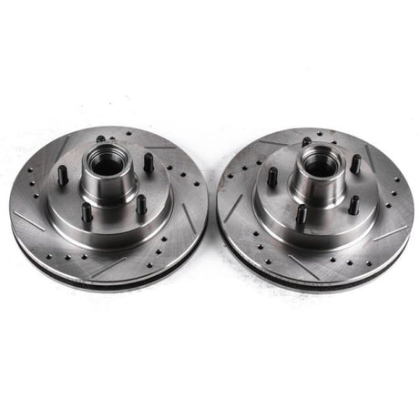Disques de frein avant Power Stop 82-87 Buick Regal Evolution percés et fendus - Paire