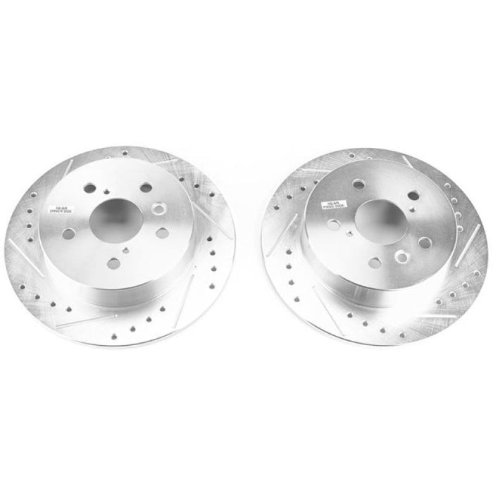 Rotors arrière Power Stop 18-19 Toyota Camry Evolution percés et fendus - Paire