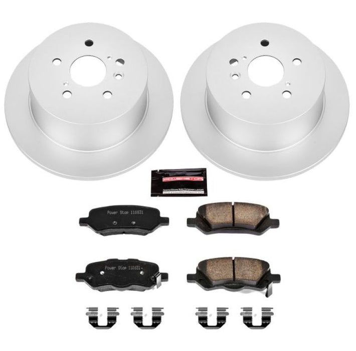 Kit de freins arrière Power Stop 09-16 Toyota Venza Z17 Evolution Geomet avec revêtement