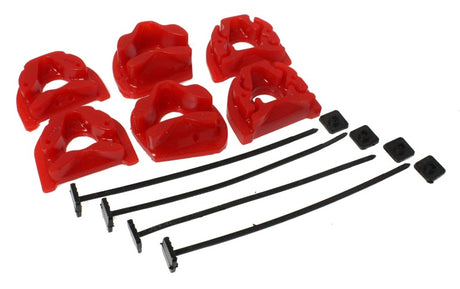Suspension énergétique 94-01 Acura Integra / 99-00 Honda Civic Si (transmission manuelle) Support moteur rouge I