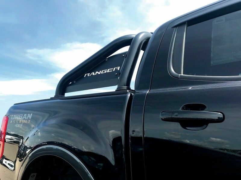 Barre de toit sport EGR 2019+ Ford Ranger avec revêtement en poudre noir série S (sans plaques latérales)