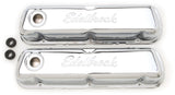 Couvercle de soupape Edelbrock Signature Series Ford 260-289-302-351W CI V8 Chrome