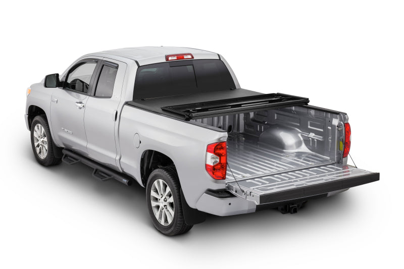 Couvre-caisse rigide pliable Tonno Pro 14-21 pour Toyota Tundra (sans système de chenilles - PAS d'édition Trail) de 5 pi 7 po