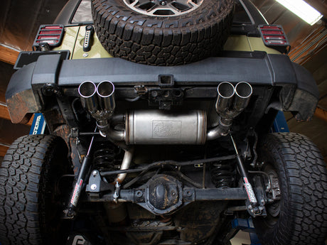 Échappement arrière aFe Rebel Series 2,5 pouces 409 SS poli 07-18 Jeep Wrangler (JK) V6-3,6 L/3,8 L