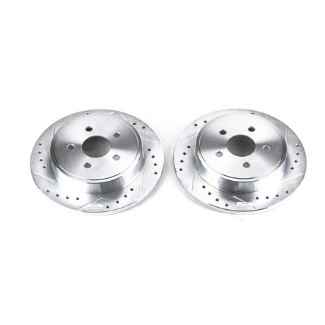Disques de frein arrière Power Stop 03-07 Chrysler PT Cruiser Evolution percés et fendus - Paire