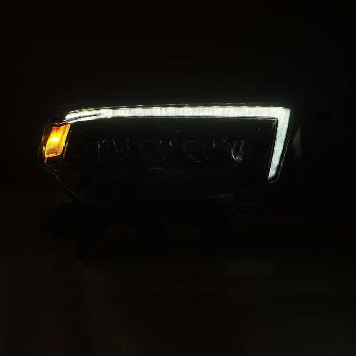 Phares à LED AlphaRex 10-13 Toyota 4Runner NOVA Projecteur de style planche Alpha Black avec signal Seq/DRL