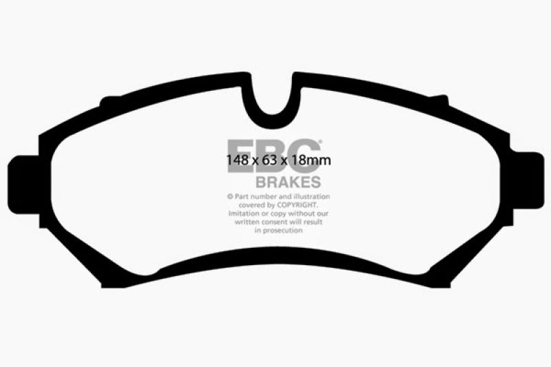 Plaquettes de frein avant EBC 98-04 Cadillac Seville 4.6 Ultimax2