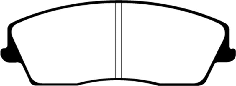 Plaquettes de frein avant EBC 05-09 Chrysler 300 2.7 Greenstuff