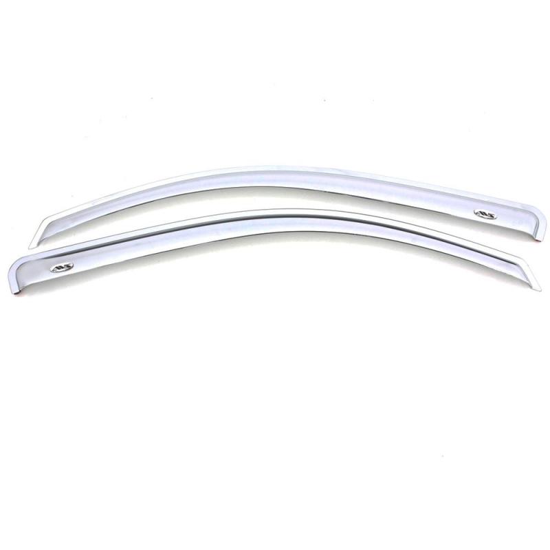 Pare-soleil de fenêtre avant à montage extérieur AVS 17-18 pour cabine standard Nissan Titan, 2 pièces - Chrome