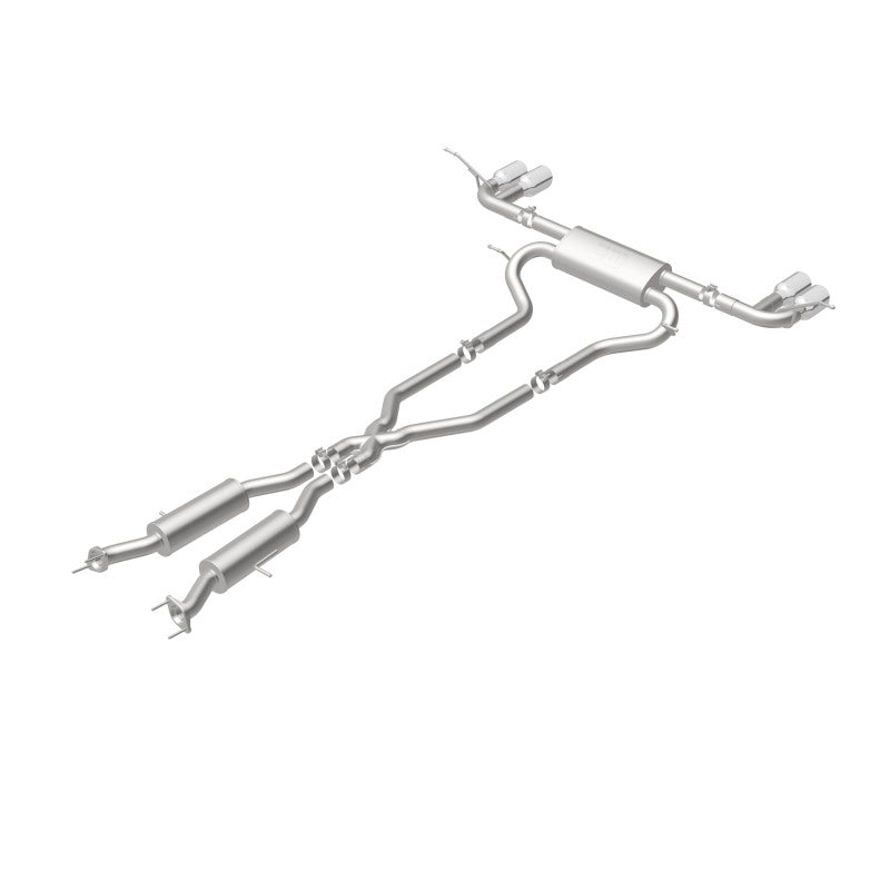 Cat Back MagnaFlow, SS, 2,5 po, pointe polie quadruple fendue de 4 po 14-15 Jeep Grand Cherokee 3,6 L/5,7 L V6/V8